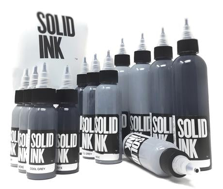 Set Opaque Grey (1oz) Solid Ink